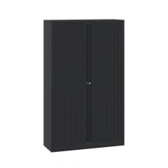 Bisley roldeurkast Basic Plus 198 x 120cm - Zwart